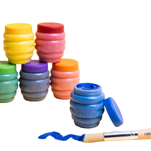 Finger Paint Set for Toddlers, Non-Toxic - 6 Colors