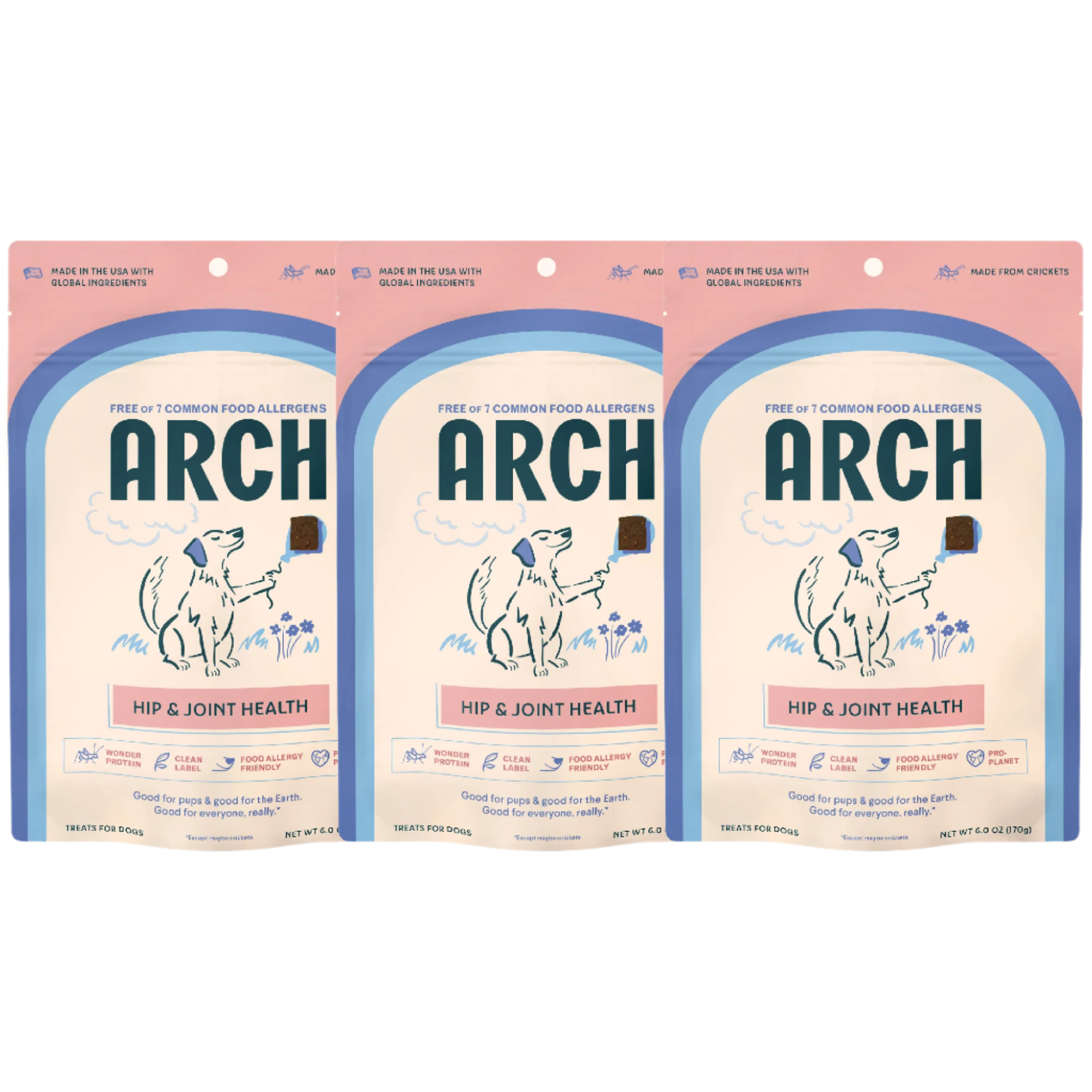 Arch Sustainable Dog Treats - 3 pack