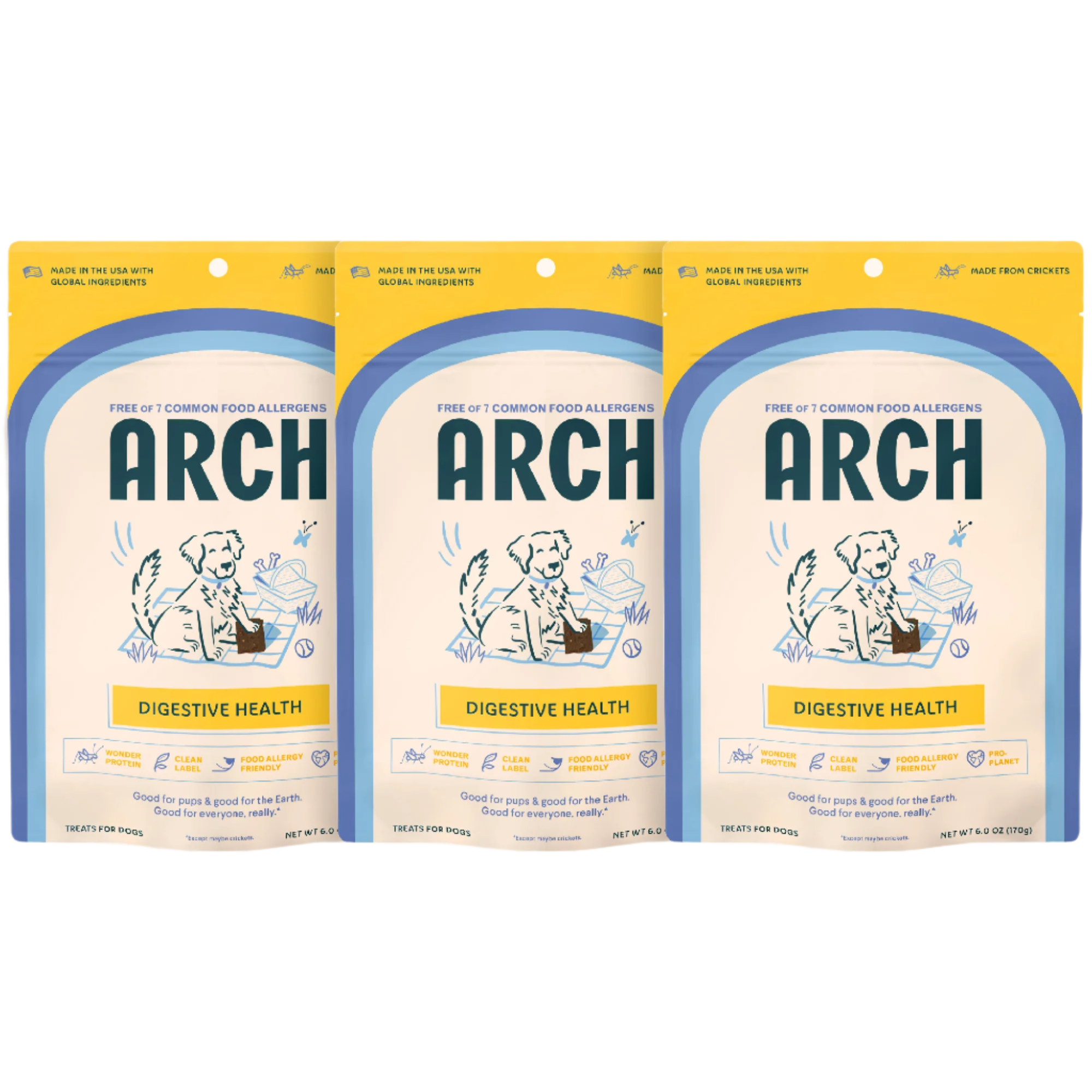 Arch Sustainable Dog Treats - 3 pack