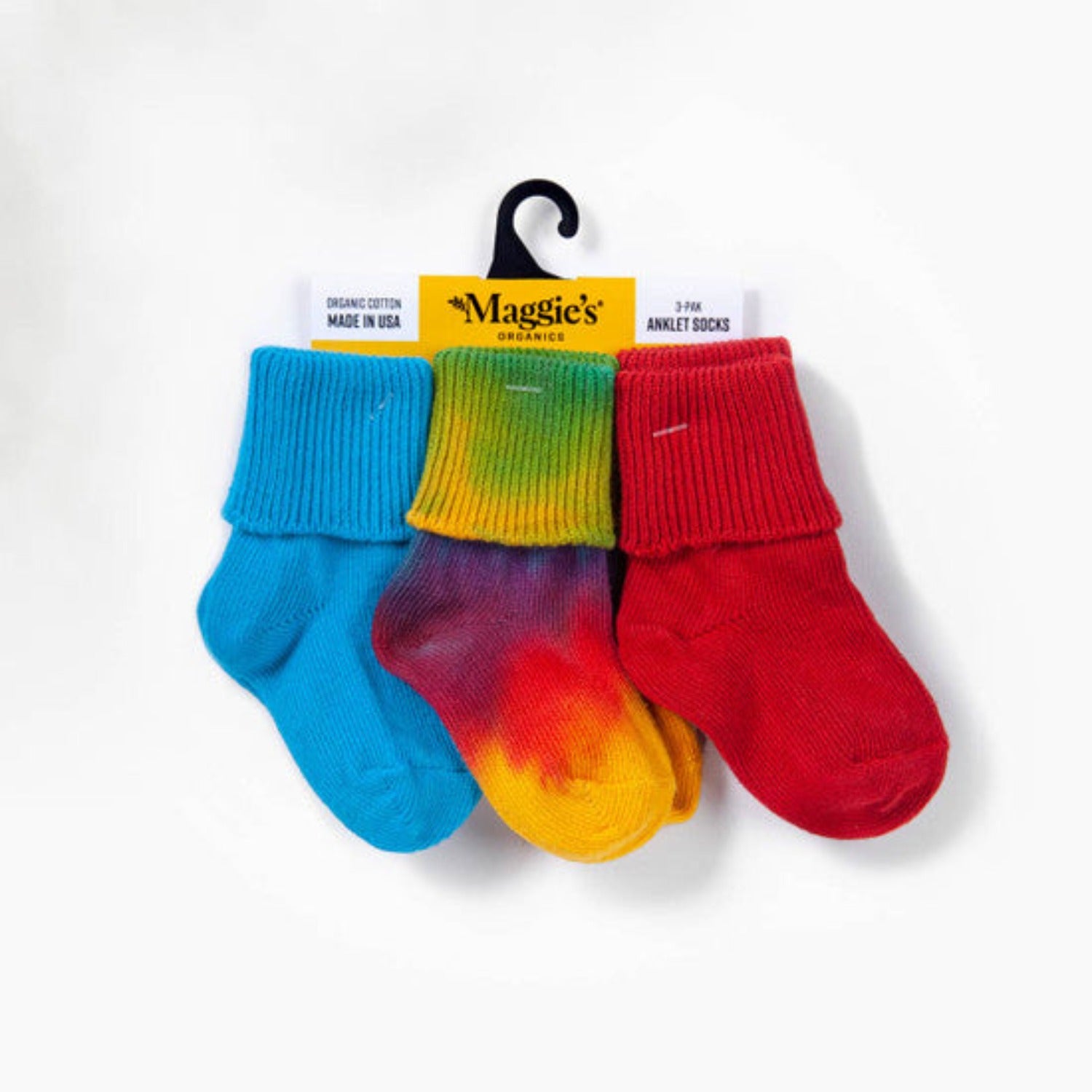 Organic Cotton Socks - Baby & Toddler Anklet 3 Pack