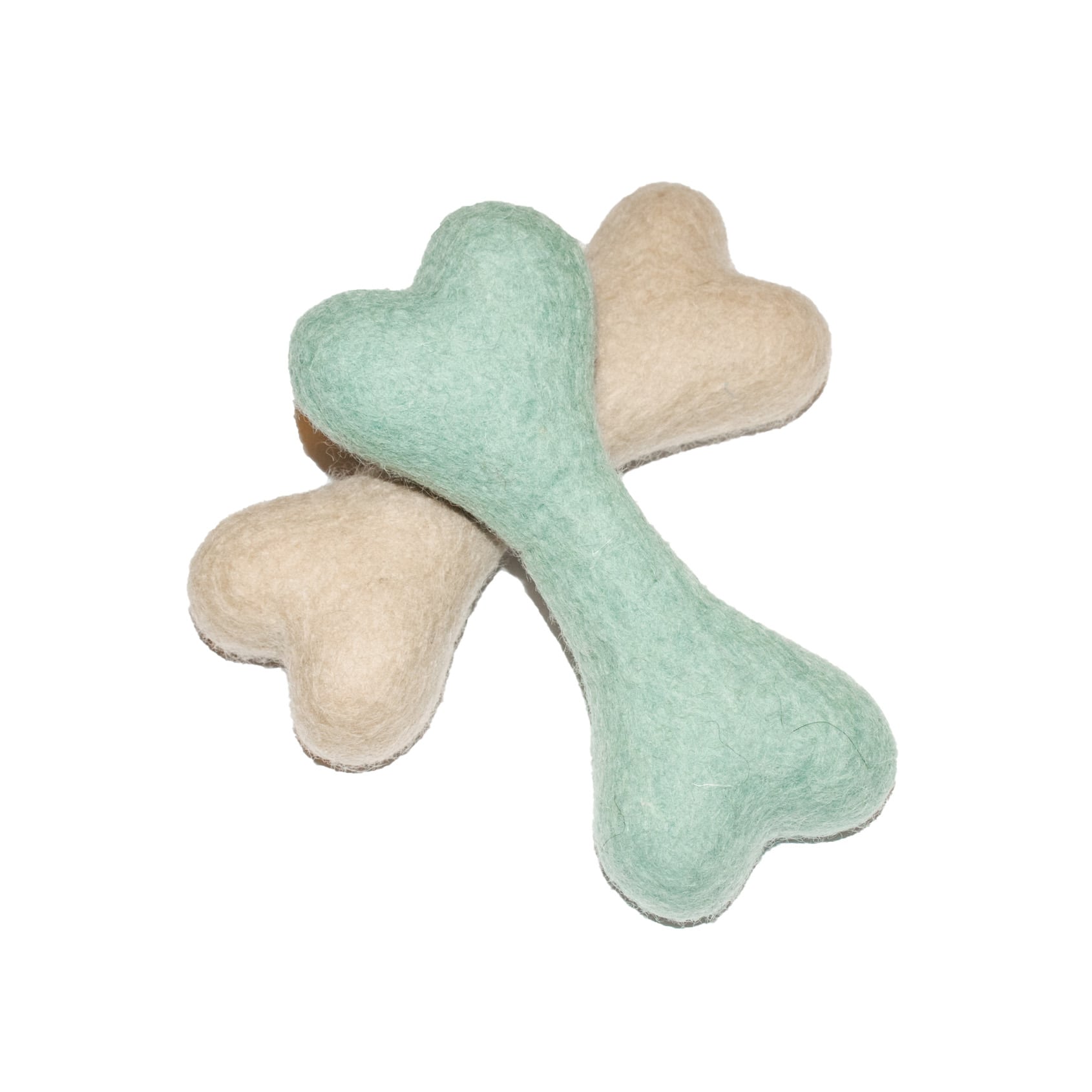 Handcrafted Felt Bone Dog Toy