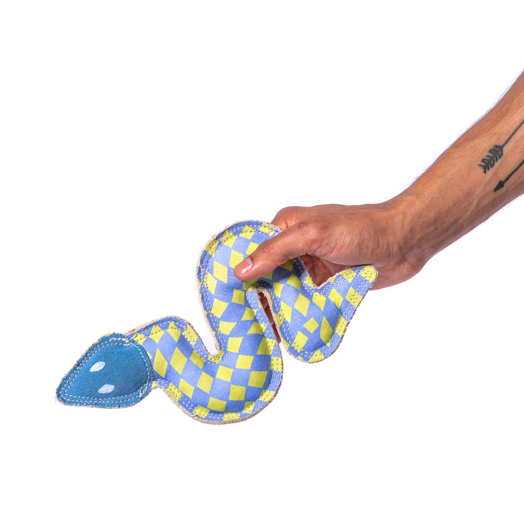 Canvas Sidewinder Dog Toy