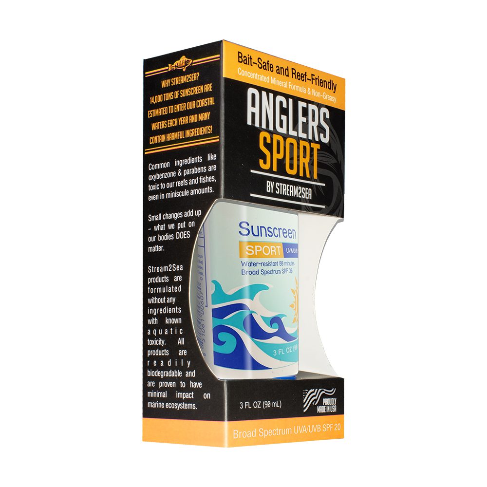 Anglers Sport Mineral Sunscreen, SPF 20