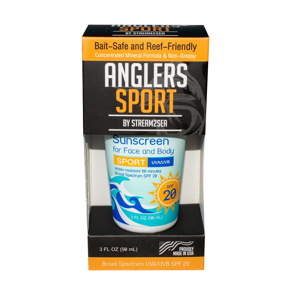 Anglers Sport Mineral Sunscreen, SPF 20