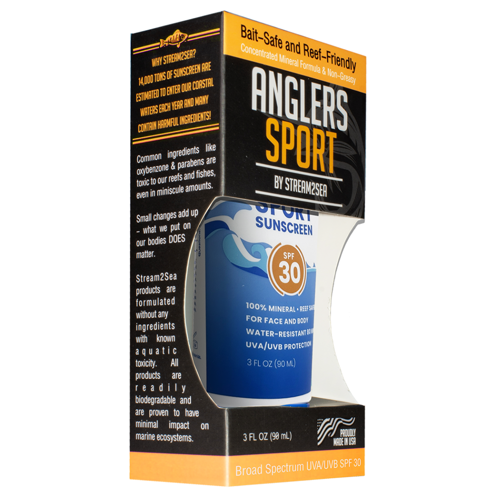 Anglers Sport Mineral Sunscreen, SPF 30