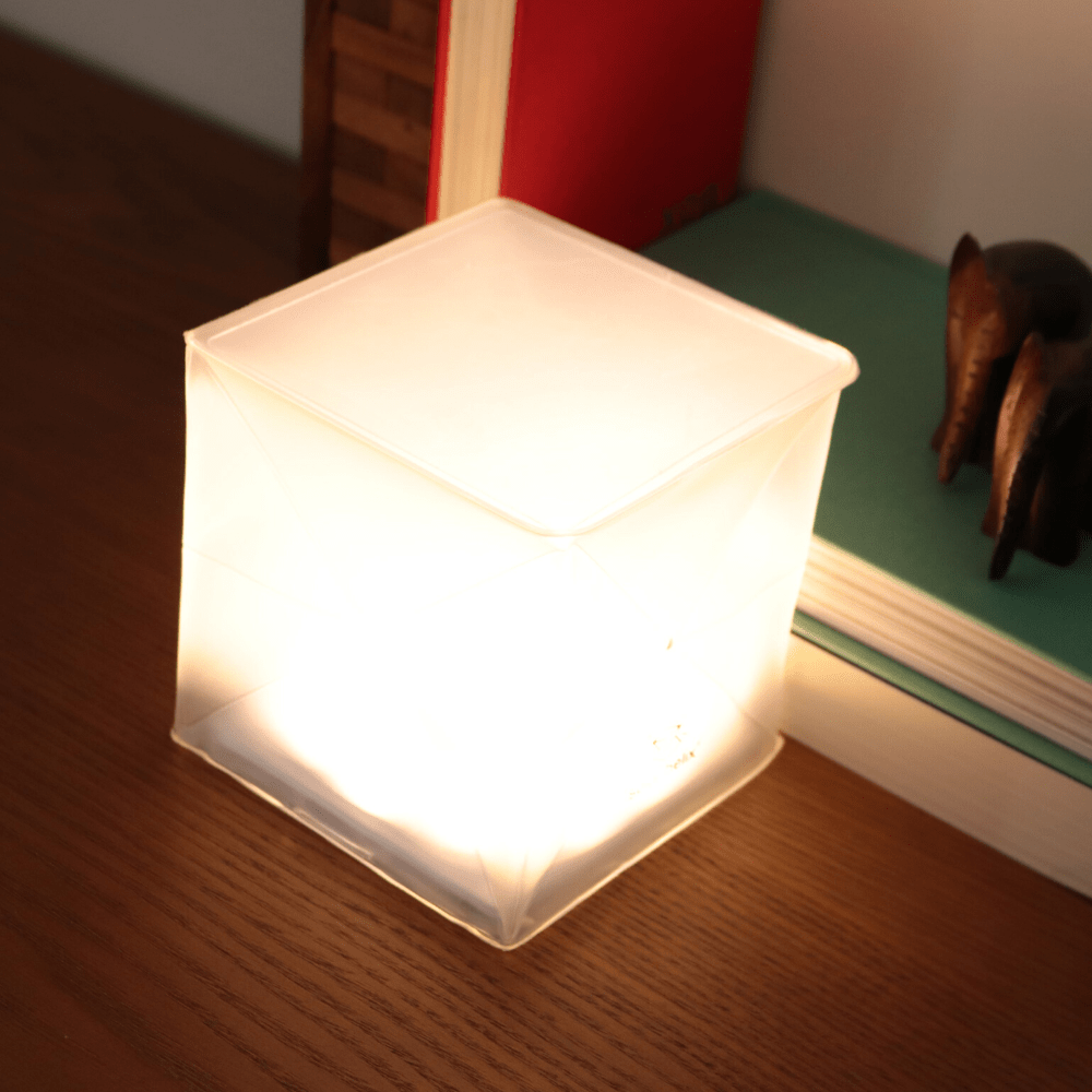 Helix Hybrid Collapsible Solar-Powered Origami Lantern