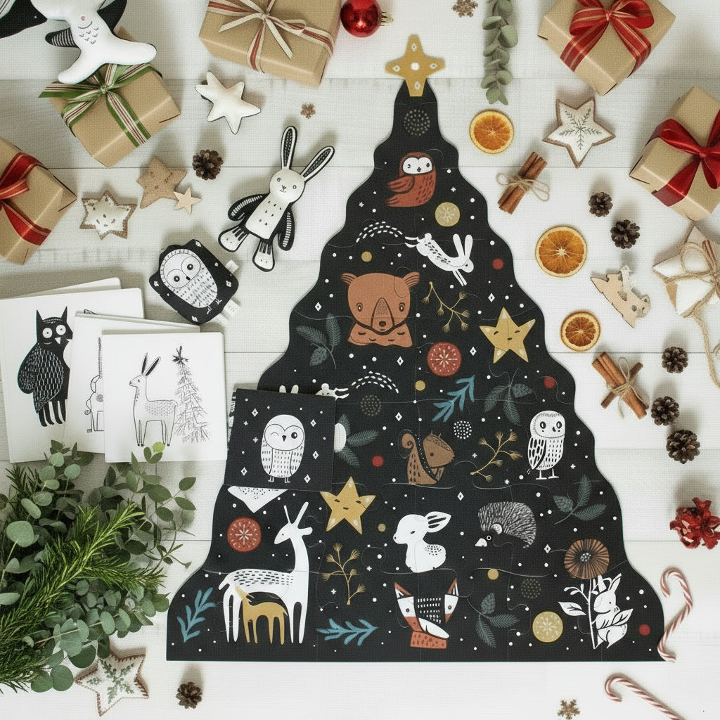 Christmas Tree Floor Puzzle