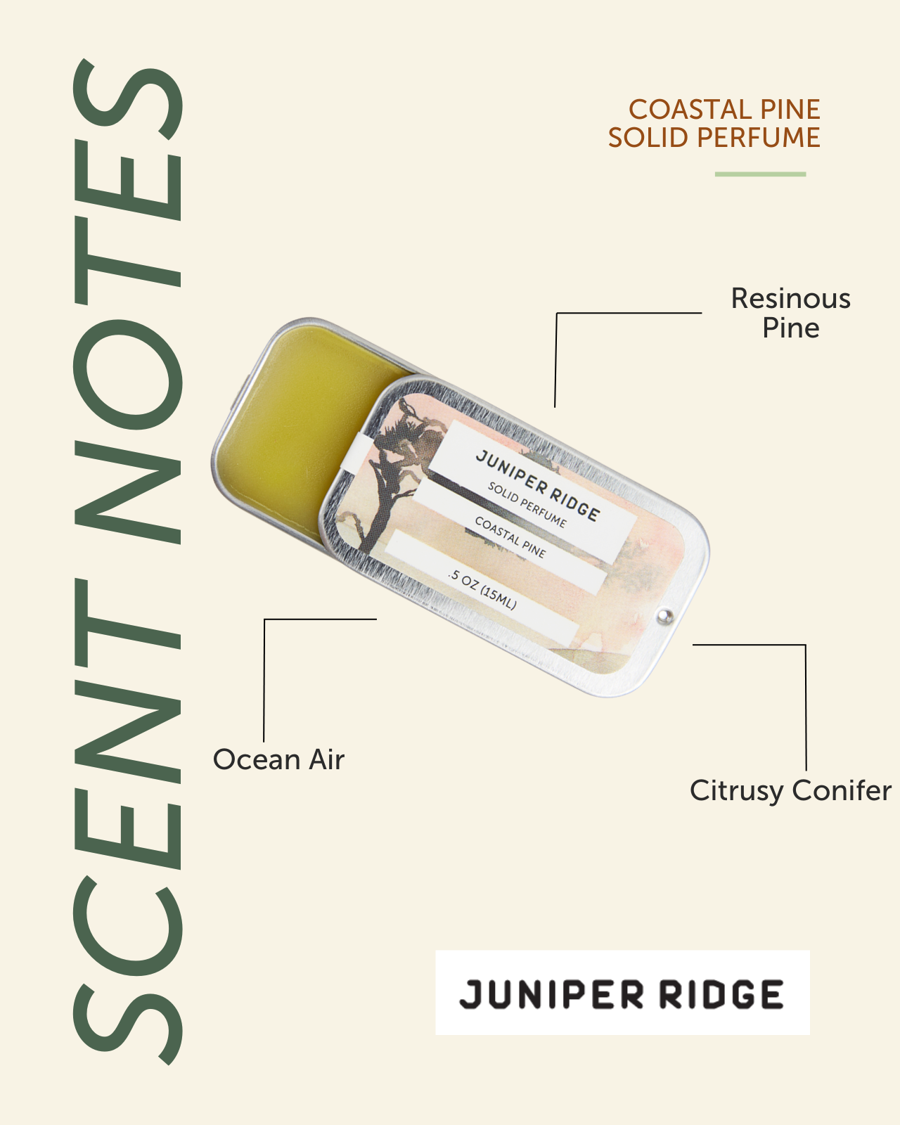 Coastal Pine Solid Perfume