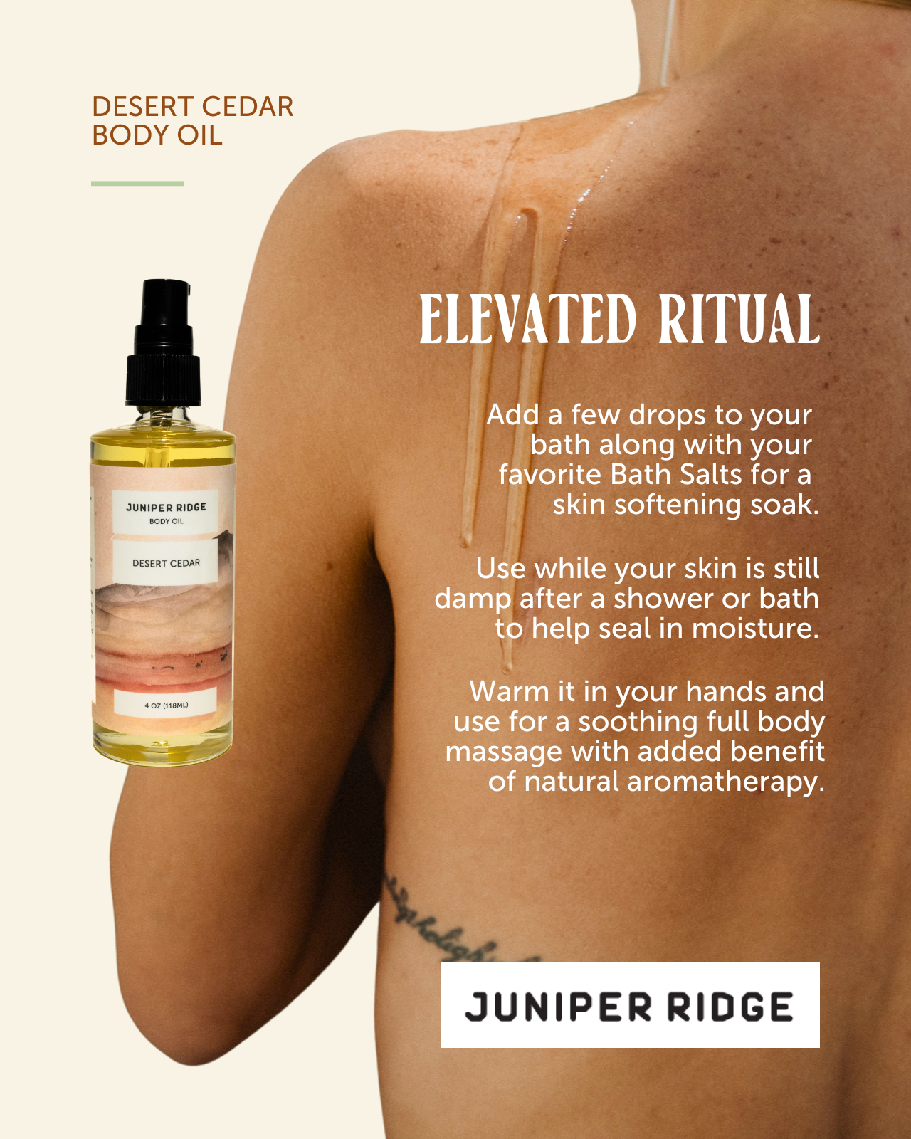 Desert Cedar Body Oil