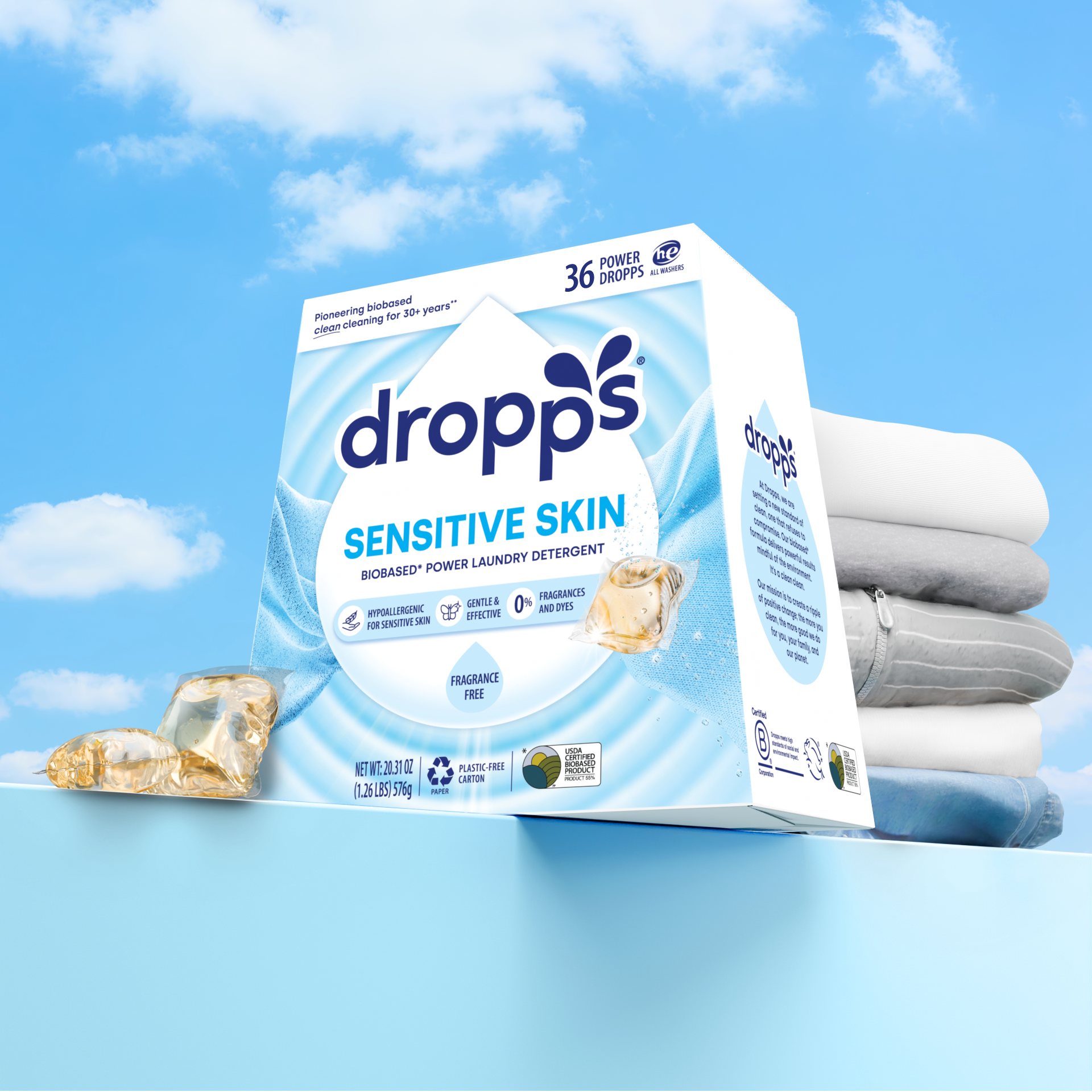 Sensitive Skin and Baby Laundry Detergent Pods