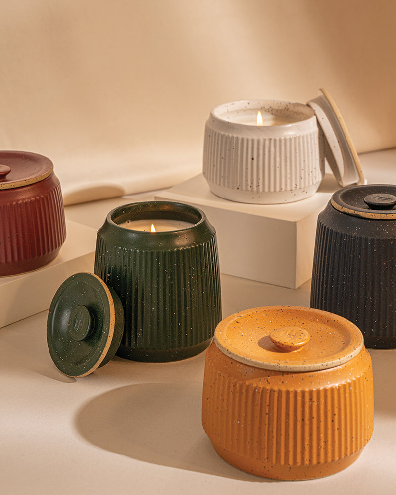 18 oz. Ceramic Keepsake Candle - Tioga Woods