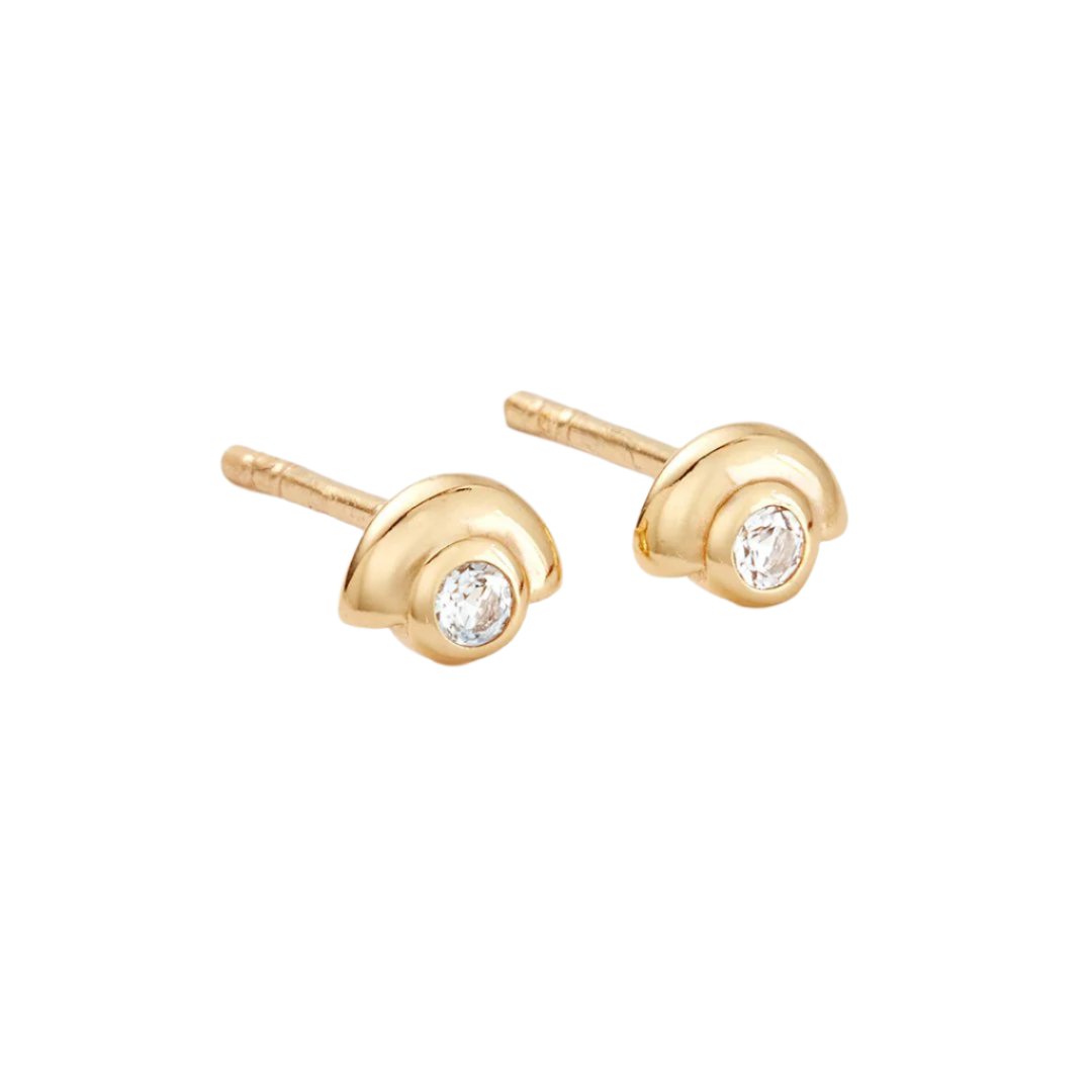 Earrings-Half-Circle-Studs-Gold