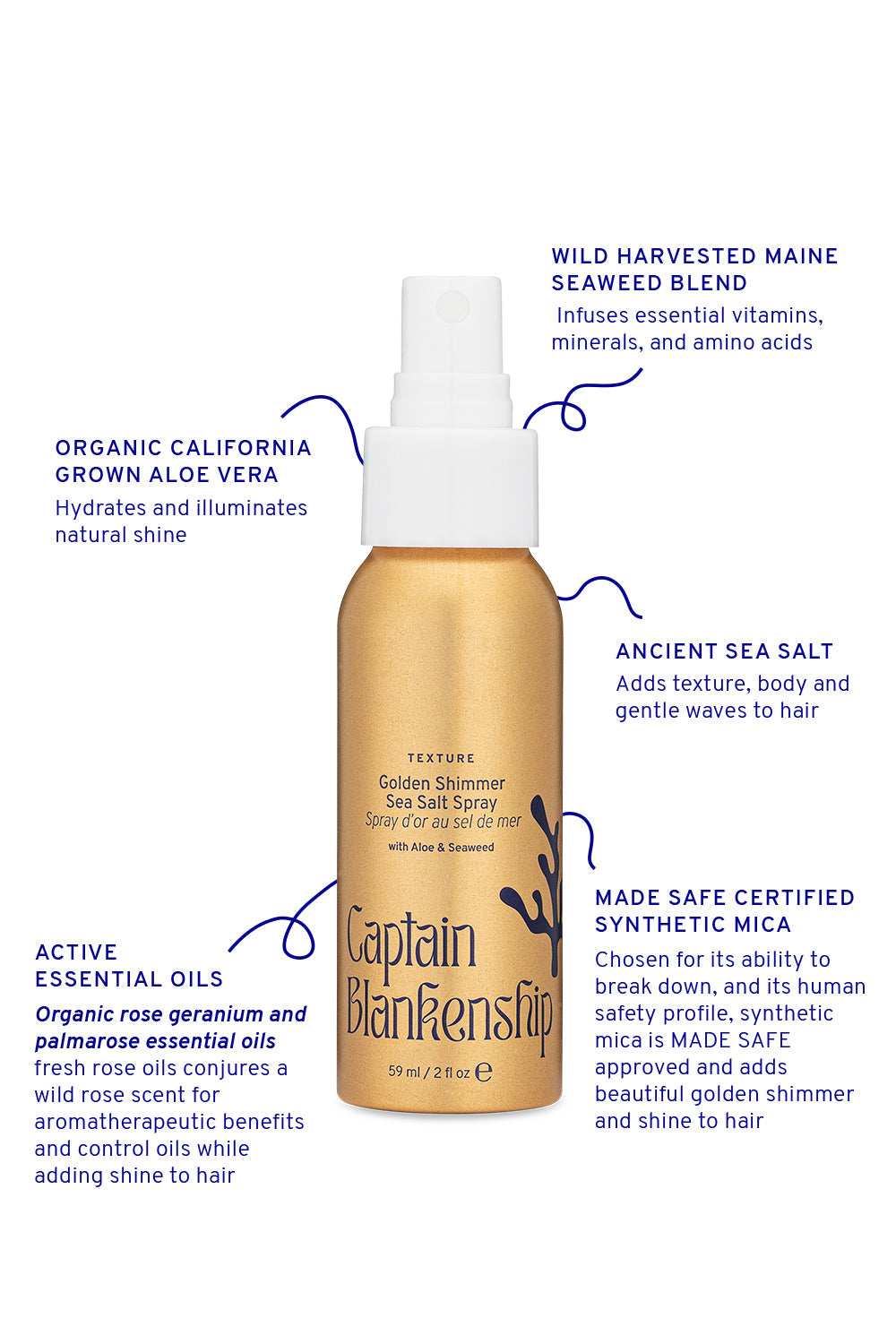 Golden Shimmer Sea Salt Spray