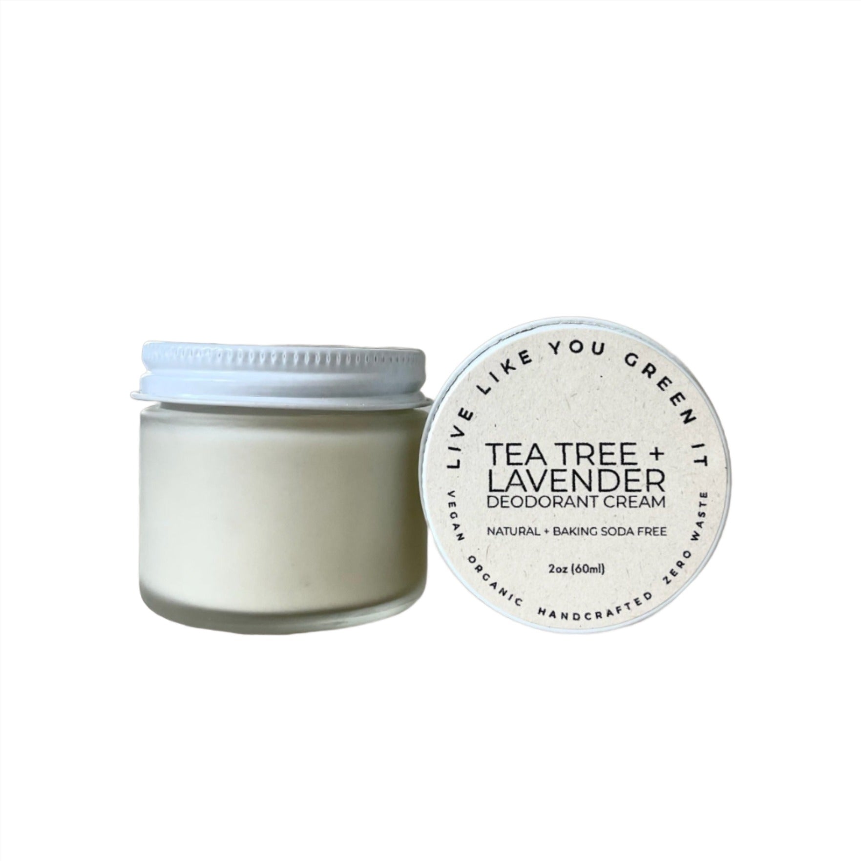 Natural Deodorant Cream - Vegan Deodorant, Baking Soda Free, Organic