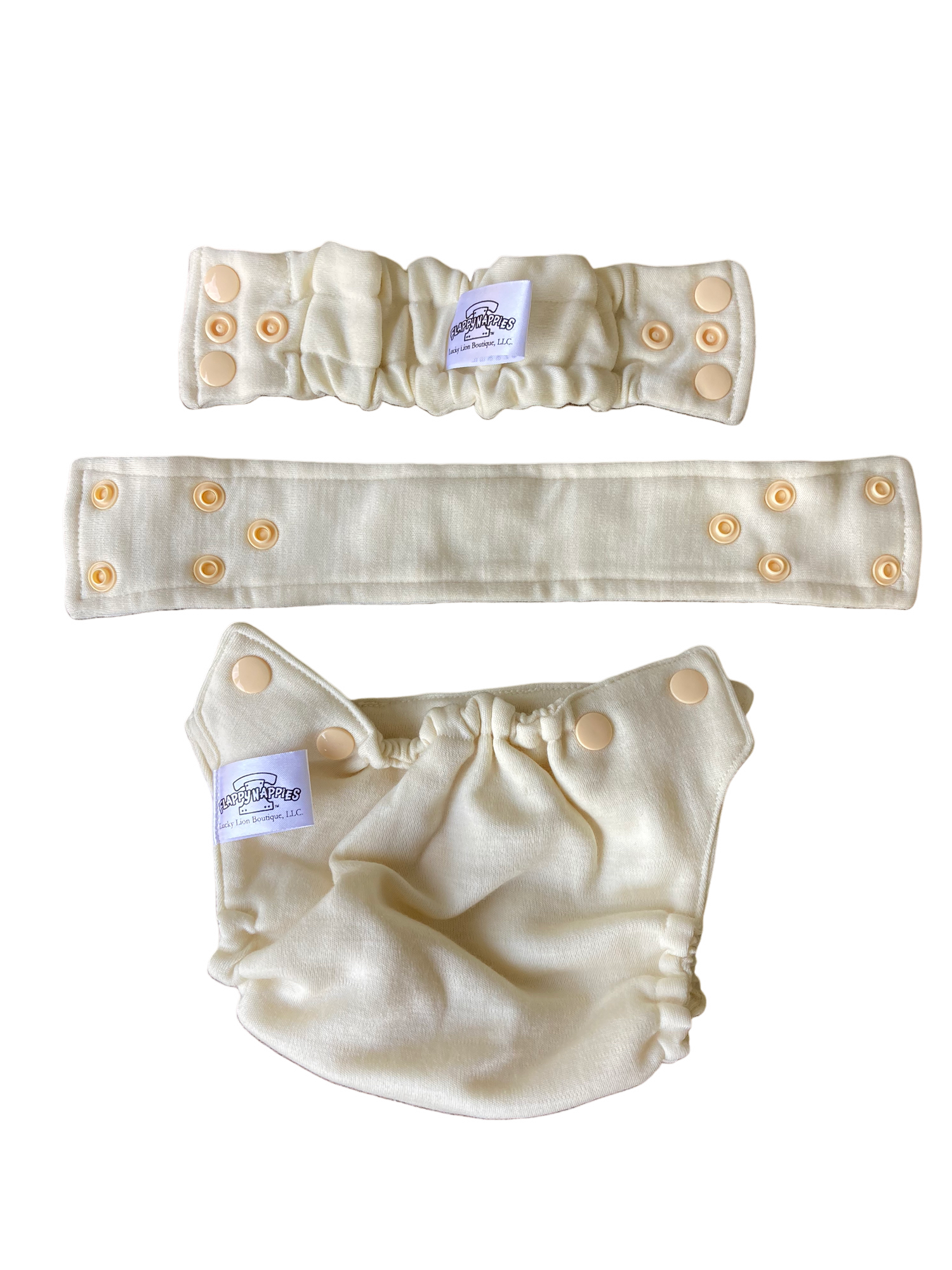 Merino Wool Reusable Diaper Cover & Adjustable Belt