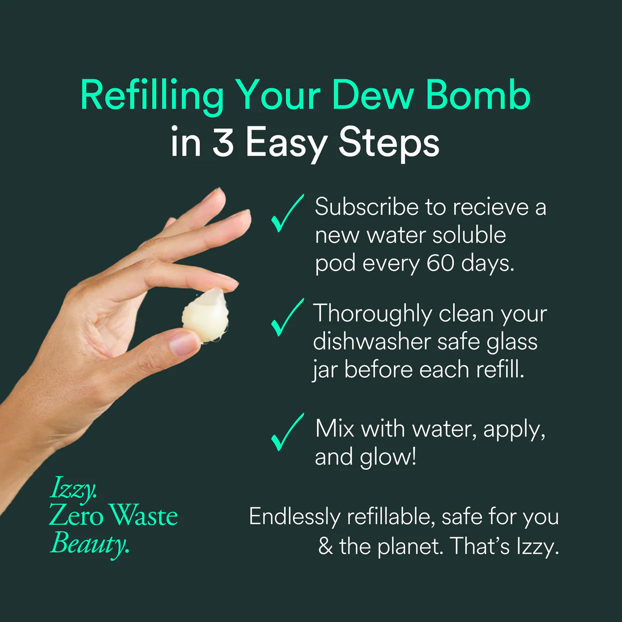 Refill Pods - Zero Waste Dew Bomb Glowy Hydra-milk