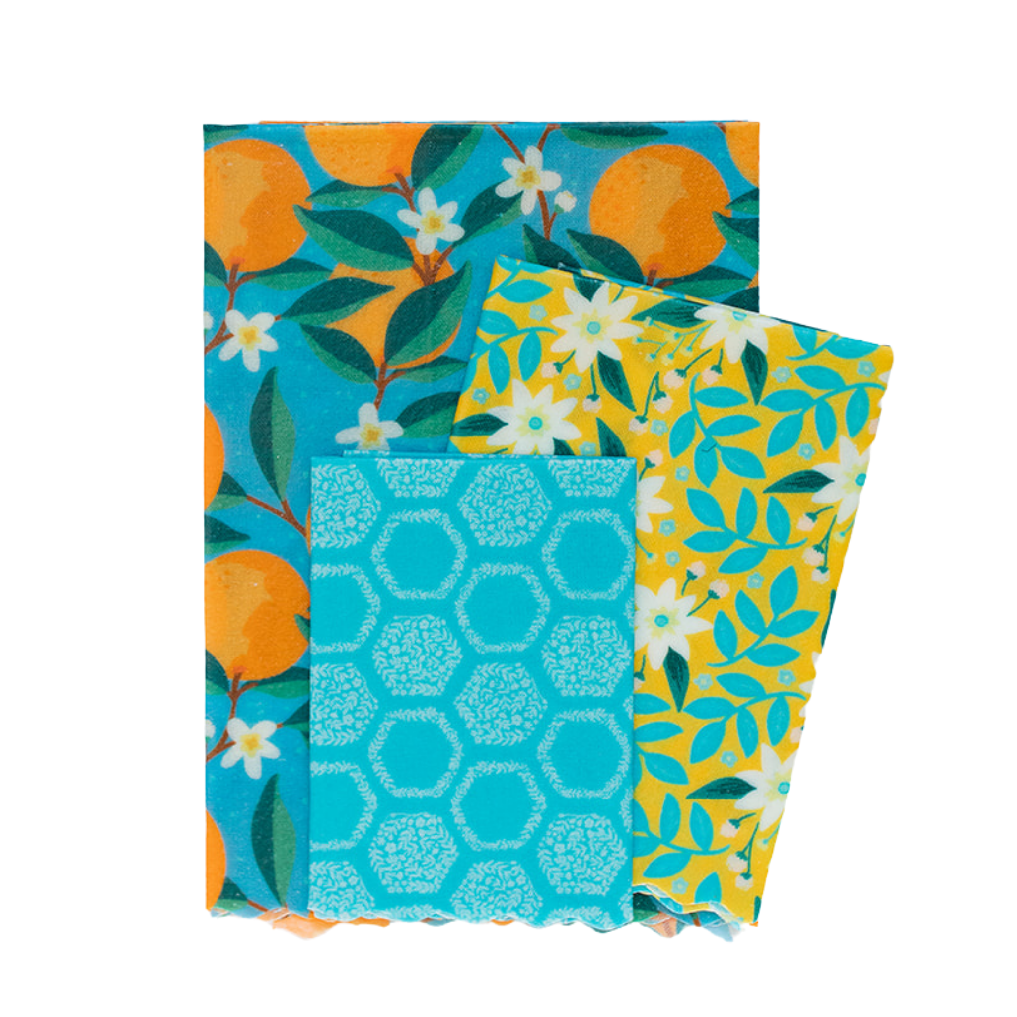 Orange Grove - Beeswax Wraps Bundle (Set of 3)