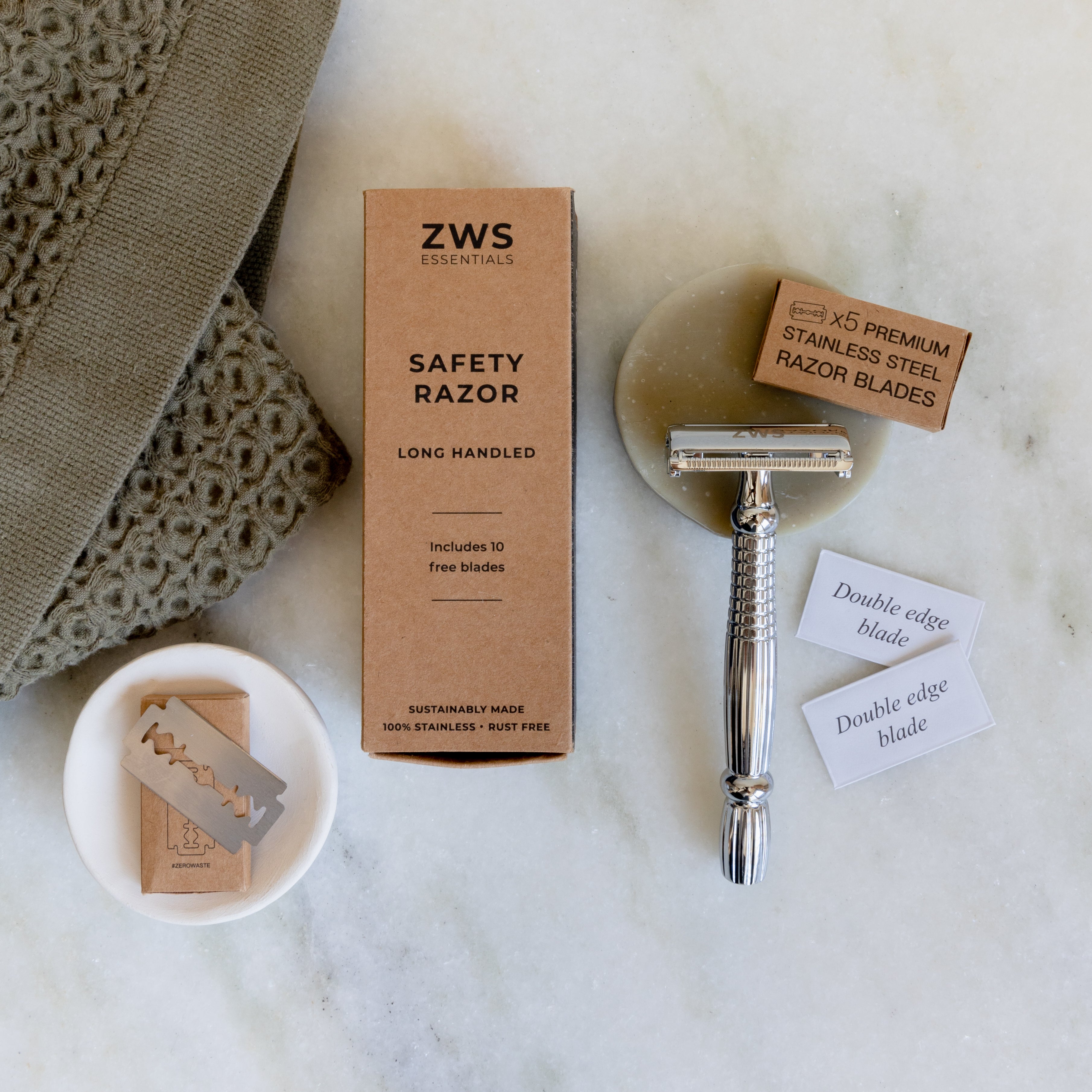 Zero Waste Razor Replacement Blades - 5 Blades