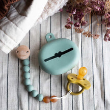 Natural Rubber Pacifier Keeper Case