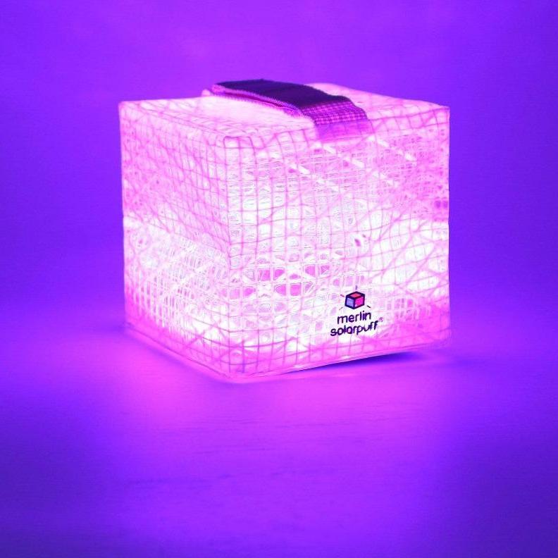 Collapsable Solar-Powered Lantern SolarPuff™ in Warm White