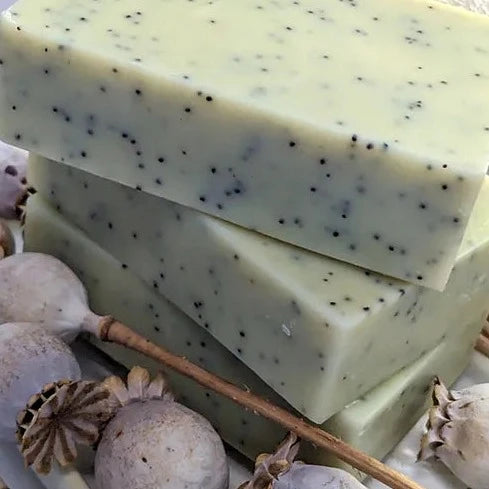 Poppy Seed and Plantain Exfoliating Shower Soap