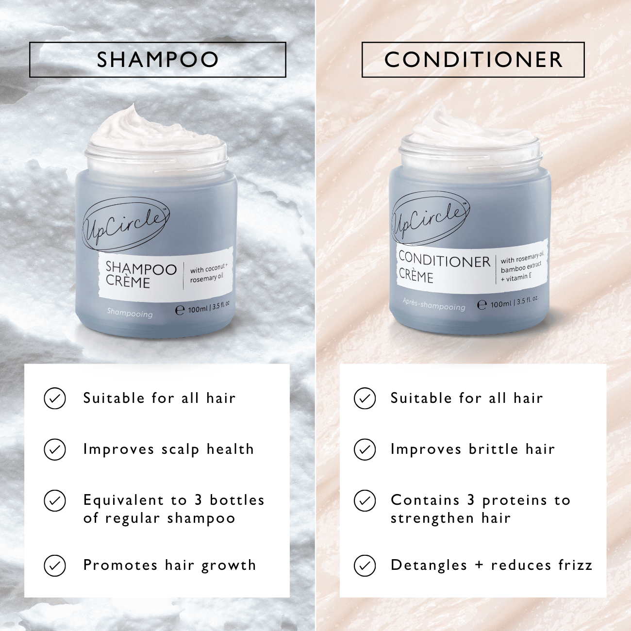 Shampoo + Conditioner Haircare Duo