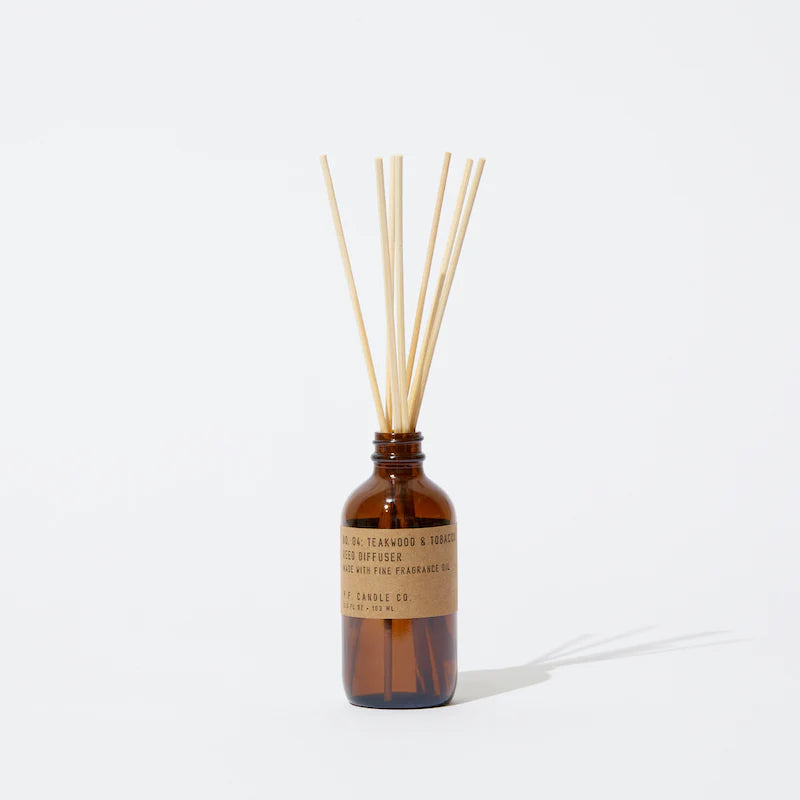 Teakwood + Tobacco Reed Diffuser 3.5oz