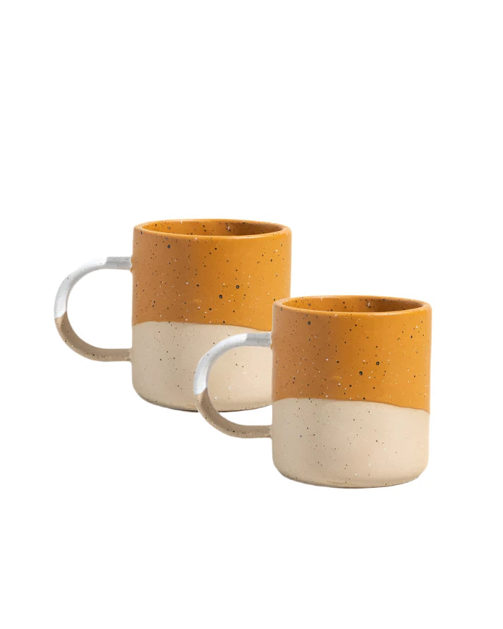 8 oz. Stoneware Mug Set