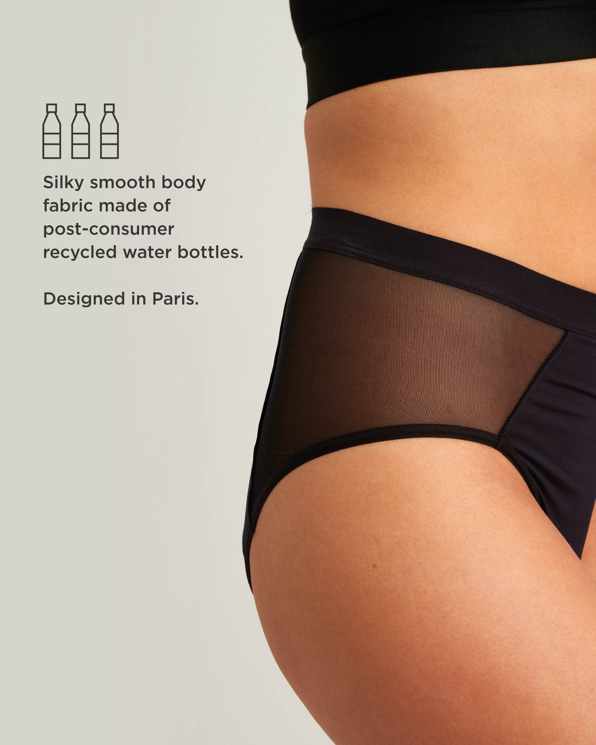 Leakproof Period French Cut High Waist