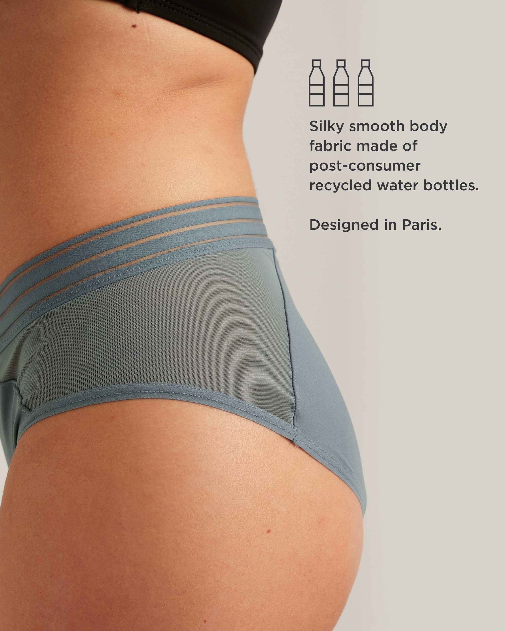 Leakproof Period Mesh Hipster