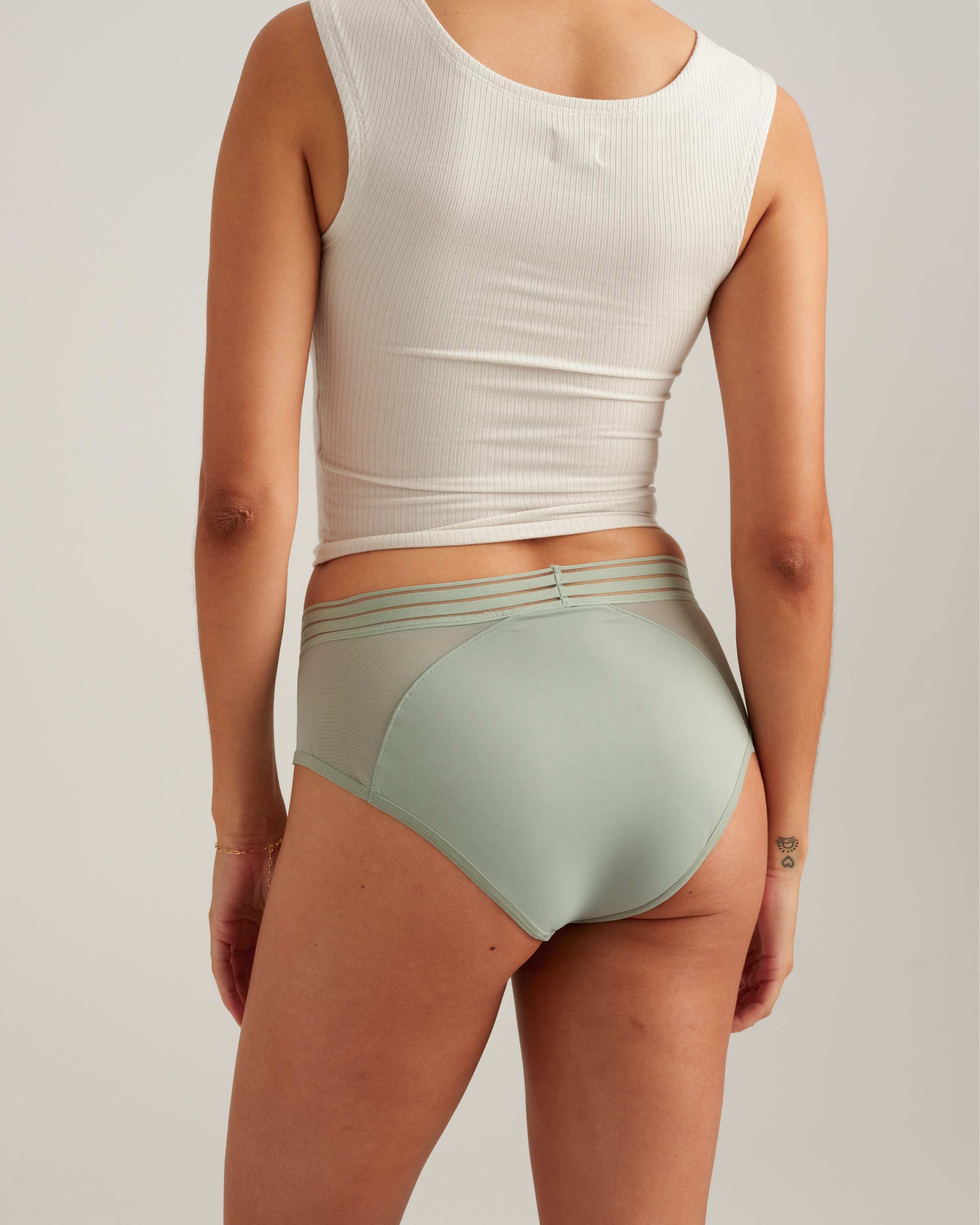 Leakproof Period Mesh Hipster