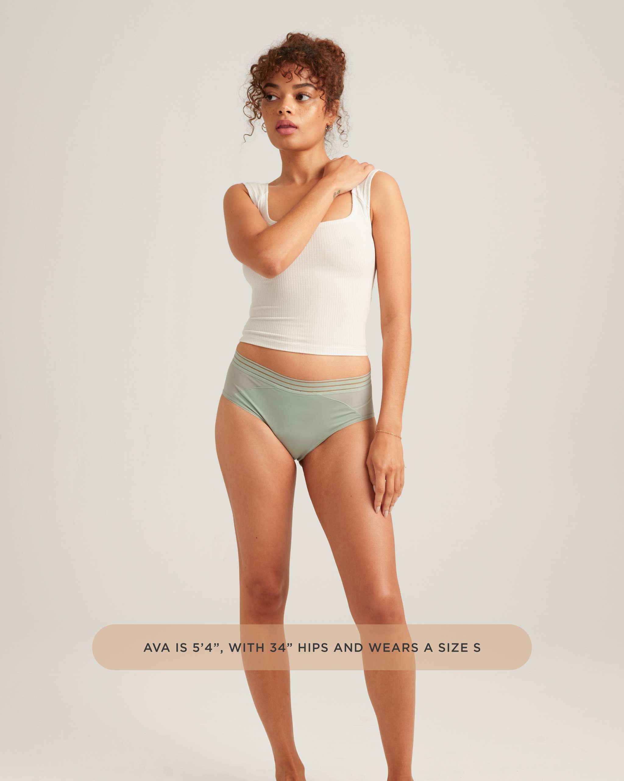 Leakproof Period Mesh Hipster