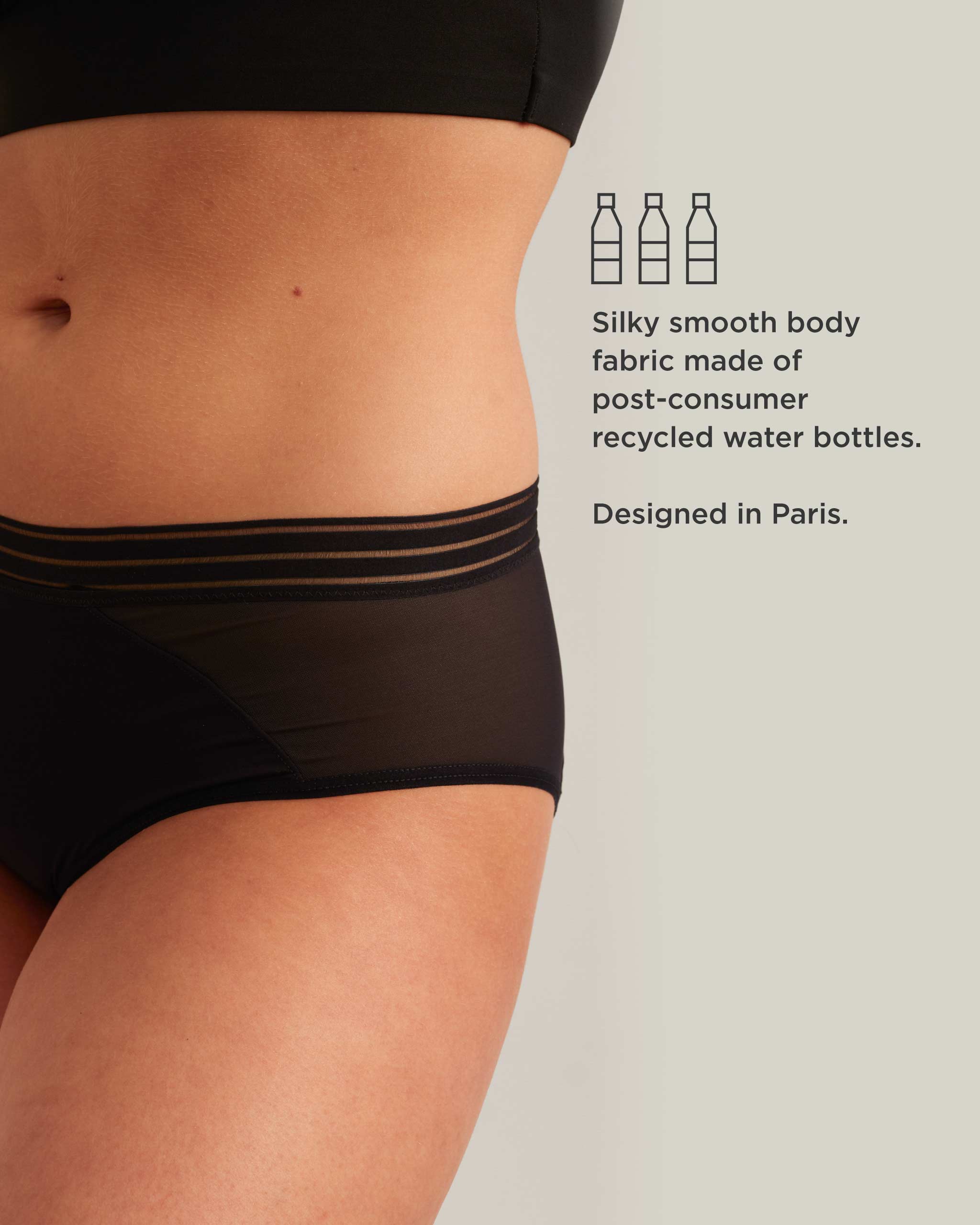 Leakproof Period Mesh Hipster