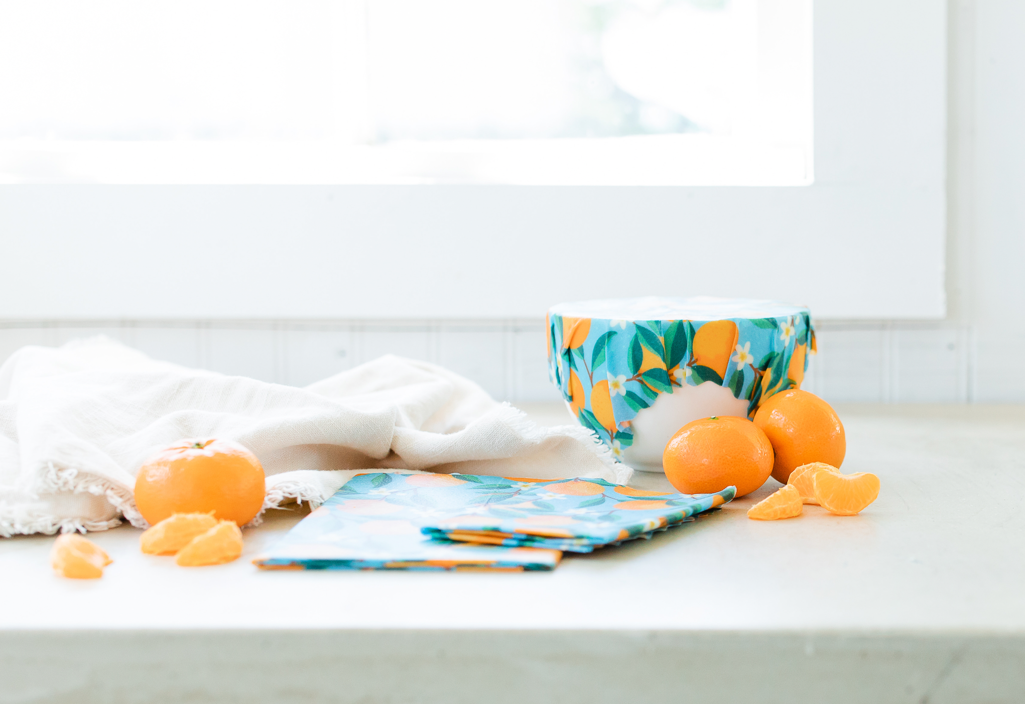 Orange Grove - Beeswax Wraps Bundle (Set of 3)