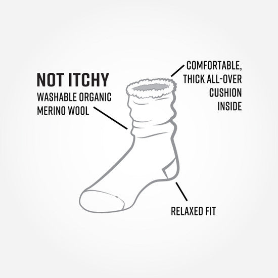 Organic Wool Snuggle Socks