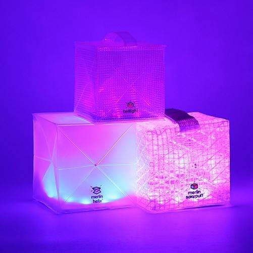 Collapsable Solar-Powered Lantern SolarPuff™ in Warm White