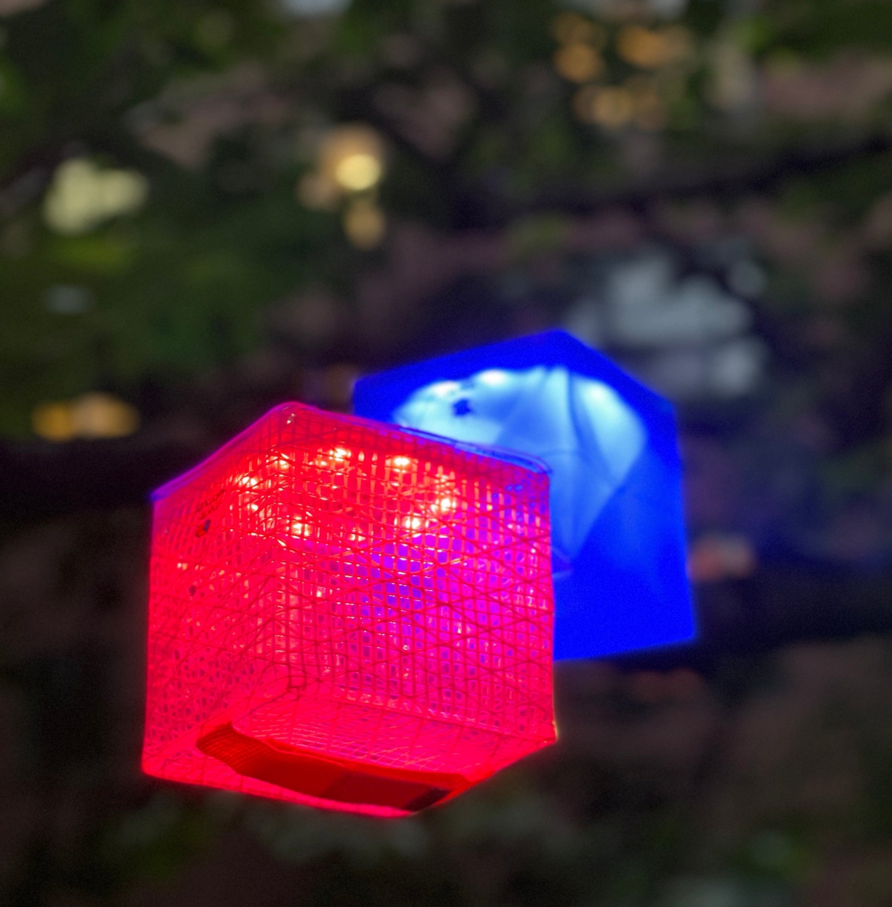 Helix Hybrid Collapsible Solar-Powered Origami Lantern