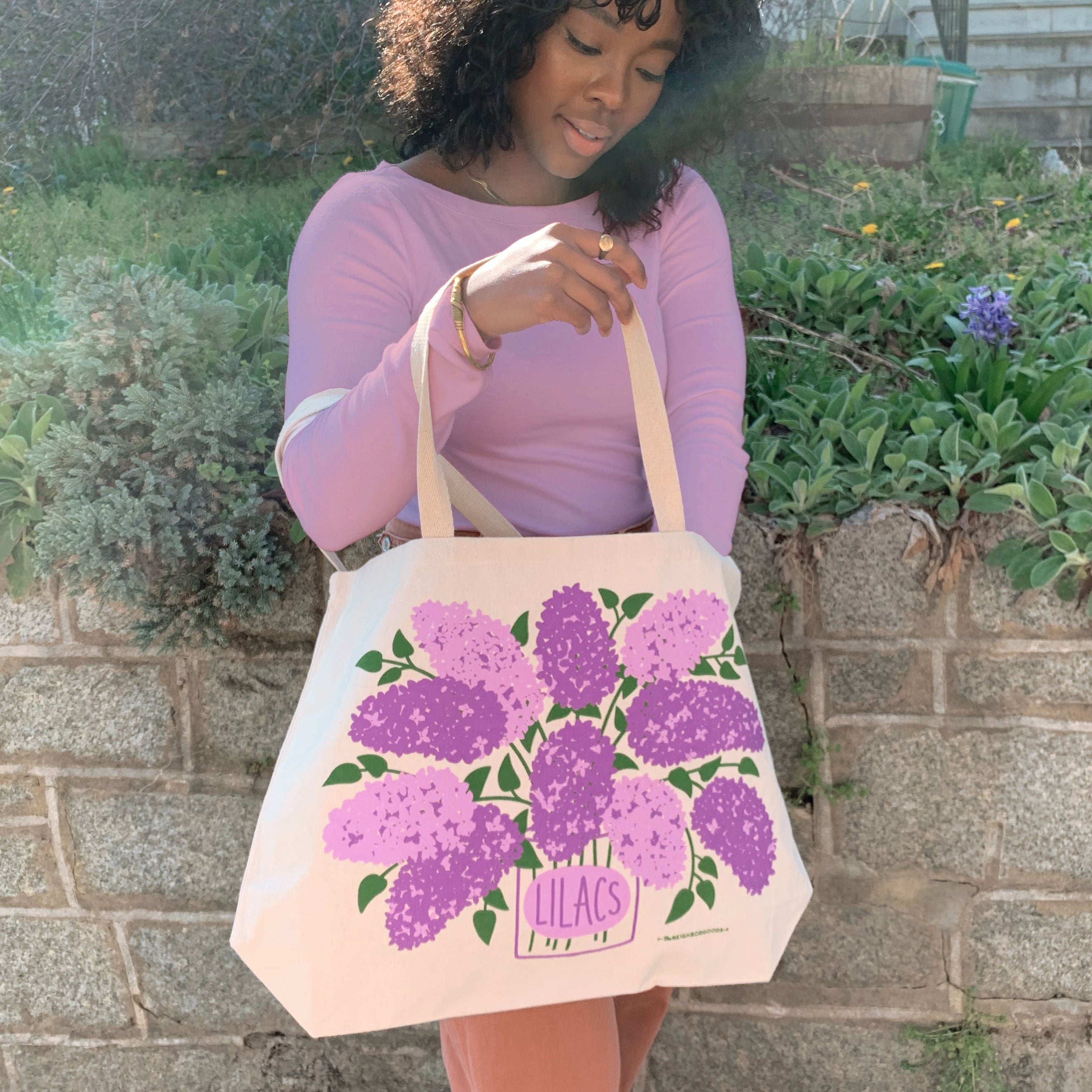 Lilac Tote Bag
