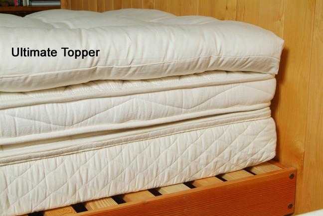 Certified Organic Quilted Topper