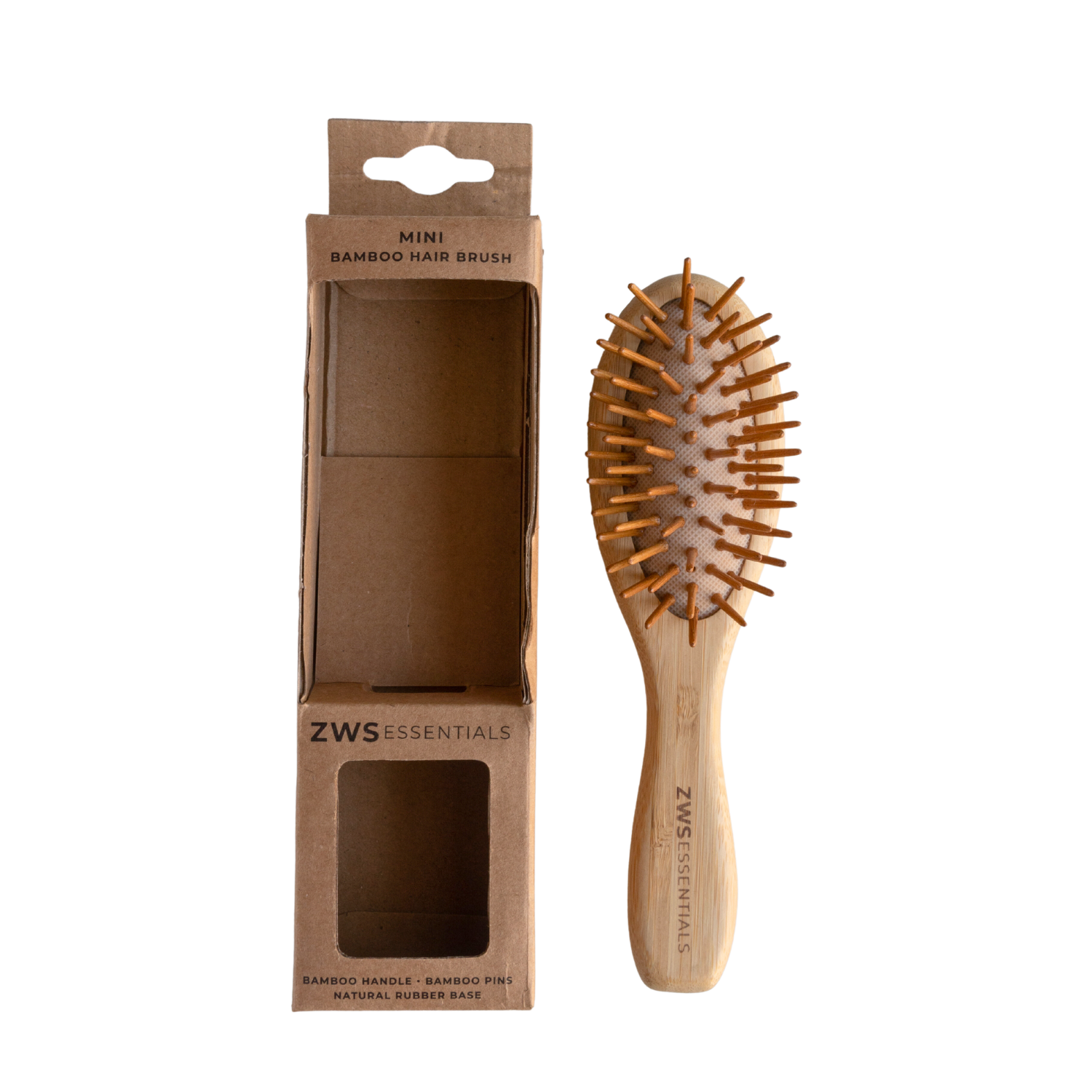 Mini Bamboo Hair Brush