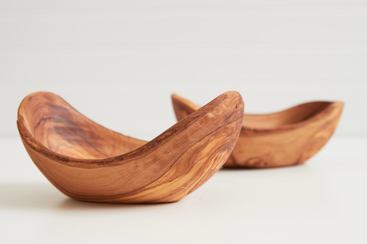 Italian Olivewood Serving Bowl