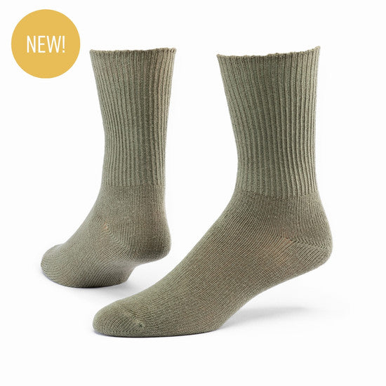Organic Cotton Socks - Lightweight Crew