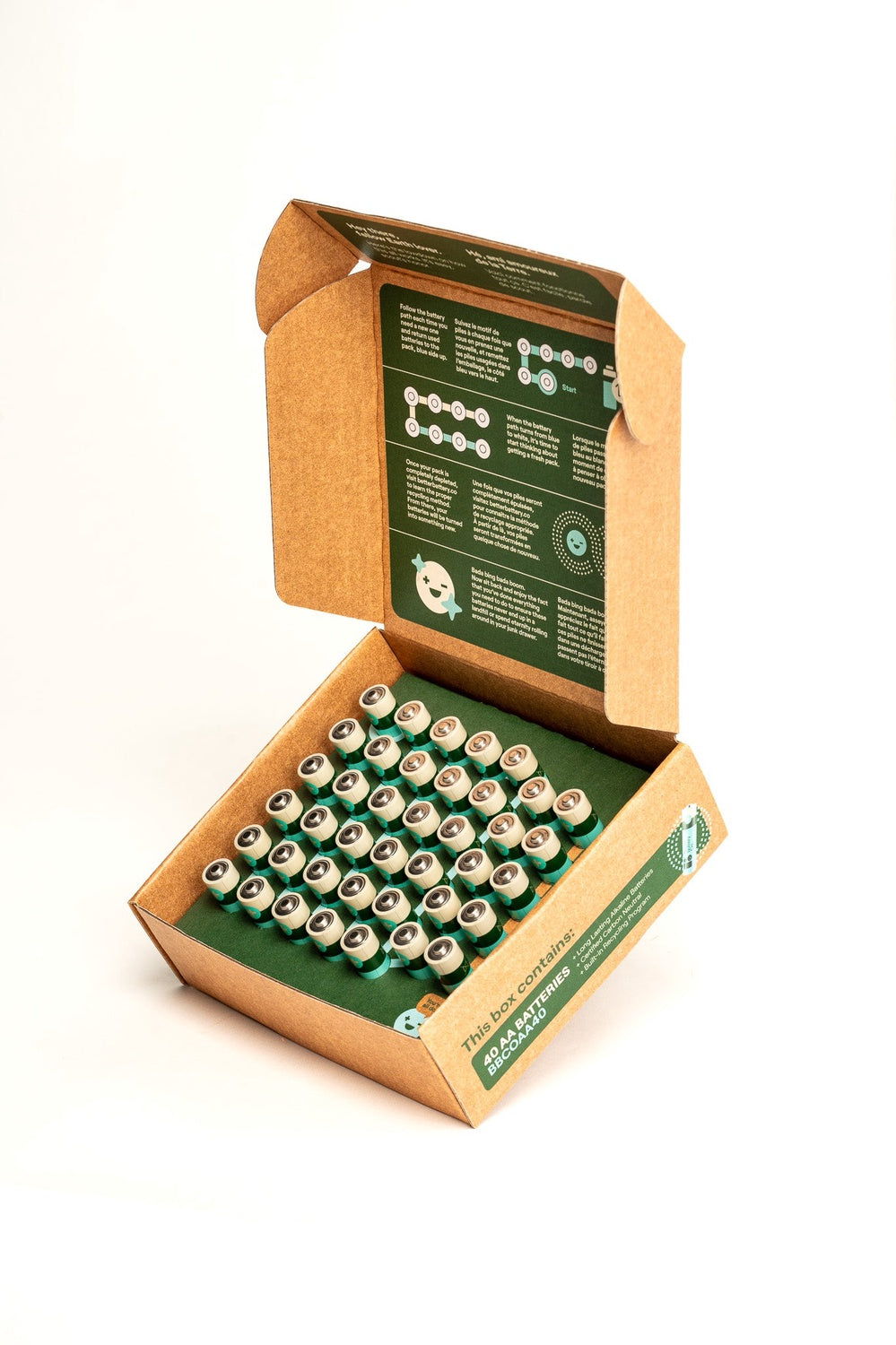 BetterBattery Eco AA Batteries – 40 Pack