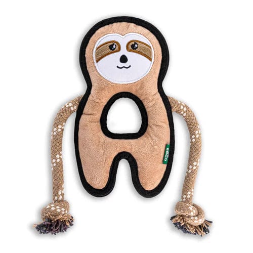 Beco Pets Sloth Rough and Tough Recycled Dog Toy