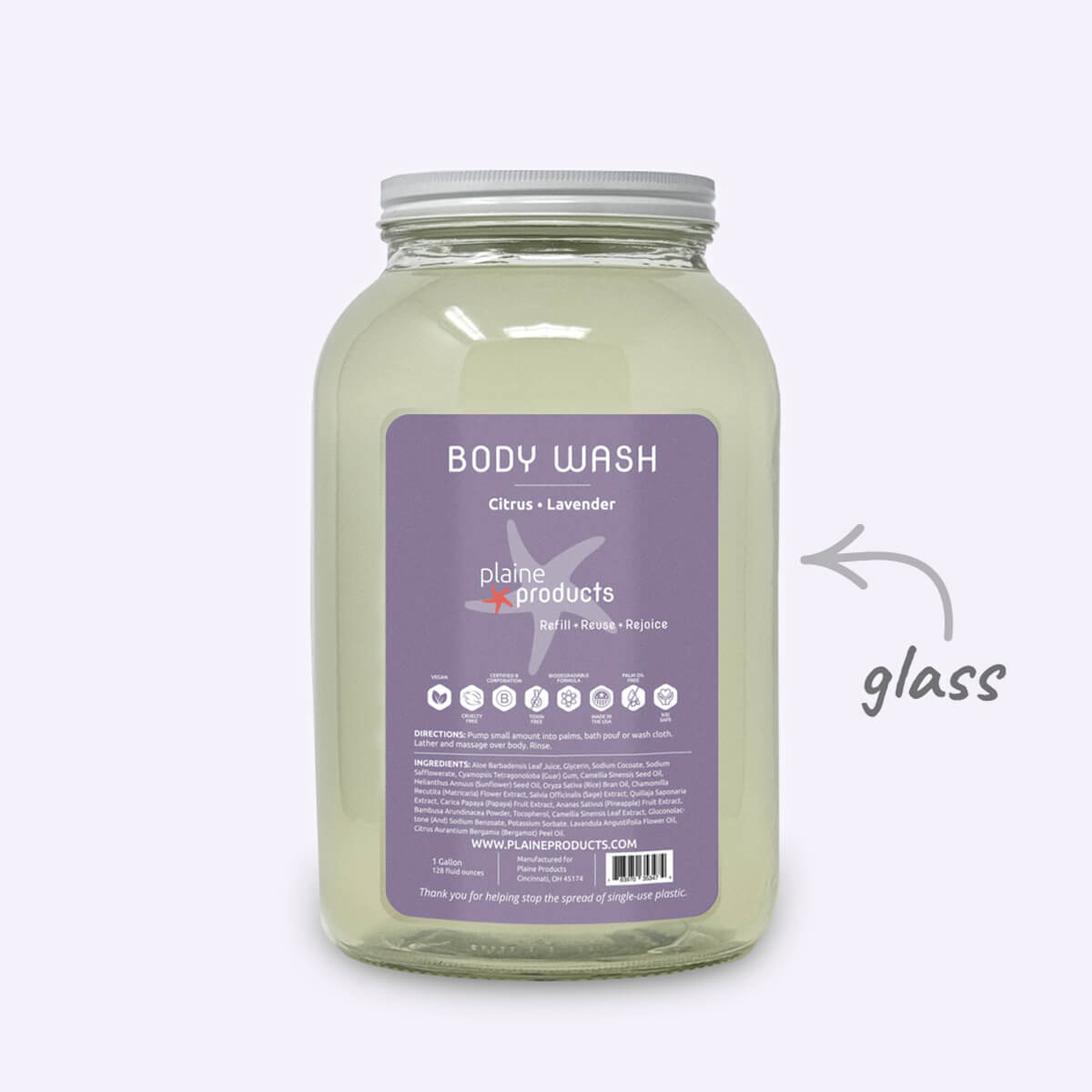 Refillable Body Wash