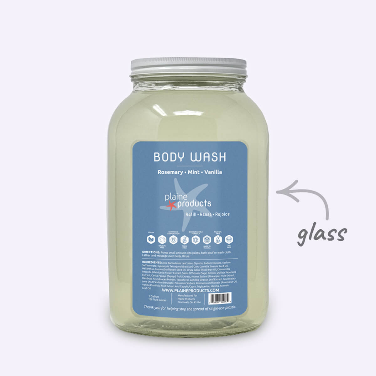 Refillable Body Wash