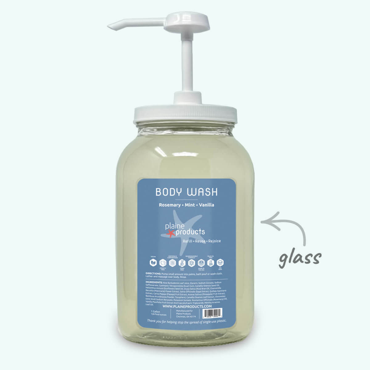 Refillable Body Wash
