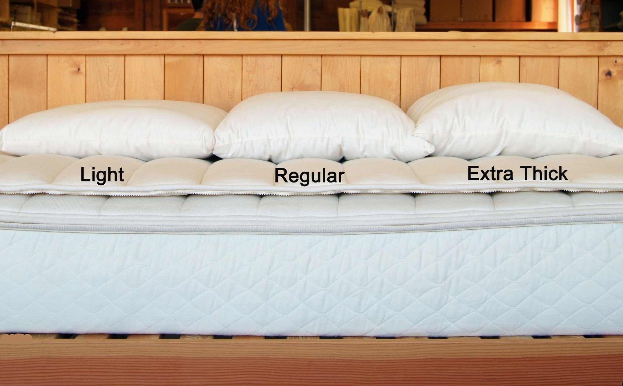 All-Natural Wool-Filled Bed Pillows