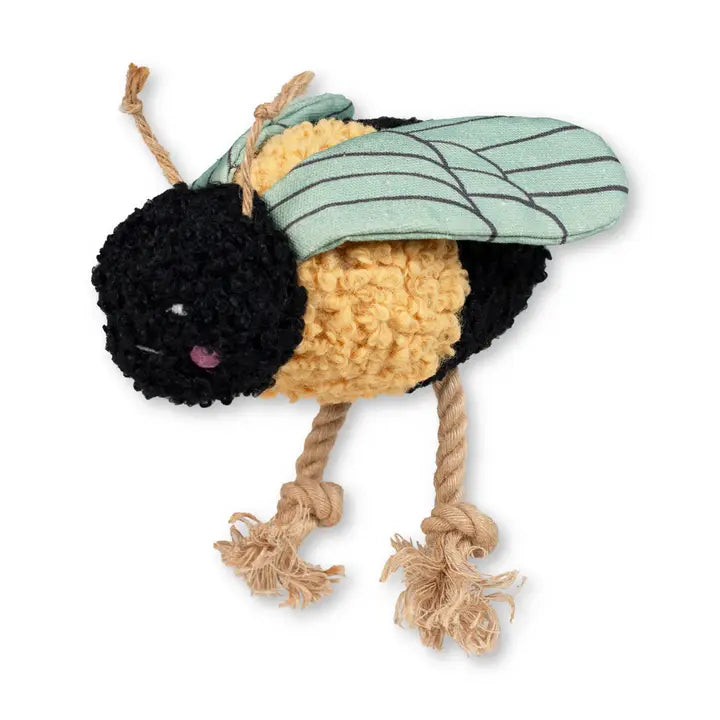 Recycled Bee Dog Toy