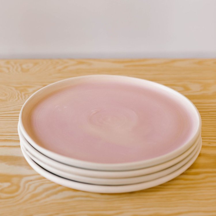 Handmade Ceramic Dinner Plate 4pk